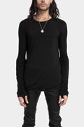 Isaac Sellam | AW24 - Double layer cashmere blend ls T-Shirt