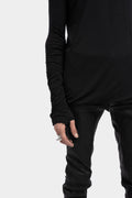 Isaac Sellam | AW24 - Double layer cashmere blend ls T-Shirt