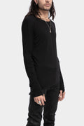 Isaac Sellam | AW24 - Double layer cashmere blend ls T-Shirt