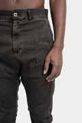 Woven cotton pocket pants, Anthra wash