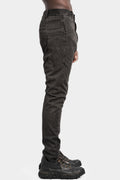 Woven cotton pocket pants, Anthra wash