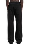 SAN263-1 | SS26 - Layered Hem Sweatpants, Black SS26-0607-BL