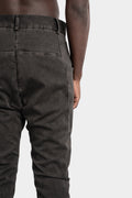Woven cotton pocket pants, Anthra wash