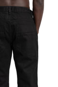 SAN263-1 | SS26 - Slit Knee Jeans,  SS26-0403-BK