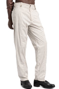 Masnada | SS26 - Baggy Long Dart Trousers, Off White M3681