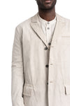 Masnada | SS26 - Single Back Vent Jacket, Off White M3680