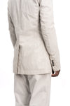 Masnada | SS26 - Single Back Vent Jacket, Off White M3680