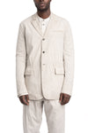 Masnada | SS26 - Single Back Vent Jacket, Off White M3680