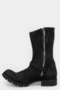 SAMOKE | AW24 - High leather buckle boots