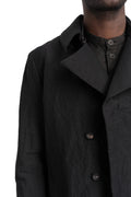 Masnada | SS26 - Crunchy Linen Double Breasted Trenchcoat, M3600