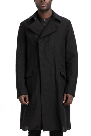 Masnada | SS26 - Crunchy Linen Double Breasted Trenchcoat, M3600