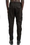 Masnada | SS26 - Woven Ramie Trousers, Black M3674