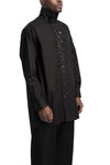 Y's by Yohji Yamamoto | SS26 - Multi Button Shirt, Black MA-B10