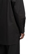 Y's by Yohji Yamamoto | SS26 - Multi Button Shirt, Black MA-B10