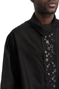 Y's by Yohji Yamamoto | SS26 - Multi Button Shirt, Black MA-B10