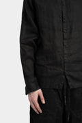 Never Enough | SS25 - Collarless linen shirt, MSL023