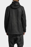 Z4 - Long hooded zip up sweater, Coated