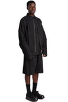 Andrea Ya'aqov | SS26 - Cotton sweat bomber, Black 26MPAK04