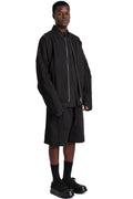 Andrea Ya'aqov | SS26 - Cotton sweat bomber, Black 26MPAK04