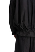 Andrea Ya'aqov | SS26 - Cotton sweat bomber, Black 26MPAK04
