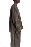 Andrea Ya'aqov | SS26 - Oversized double sleeve sweater, 26MOPW17T