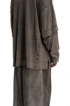 Andrea Ya'aqov | SS26 - Oversized double sleeve sweater, 26MOPW17T