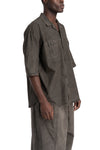 Andrea Ya'aqov | SS26 - Short sleeve shirt, Faded brown 26MWAG22T