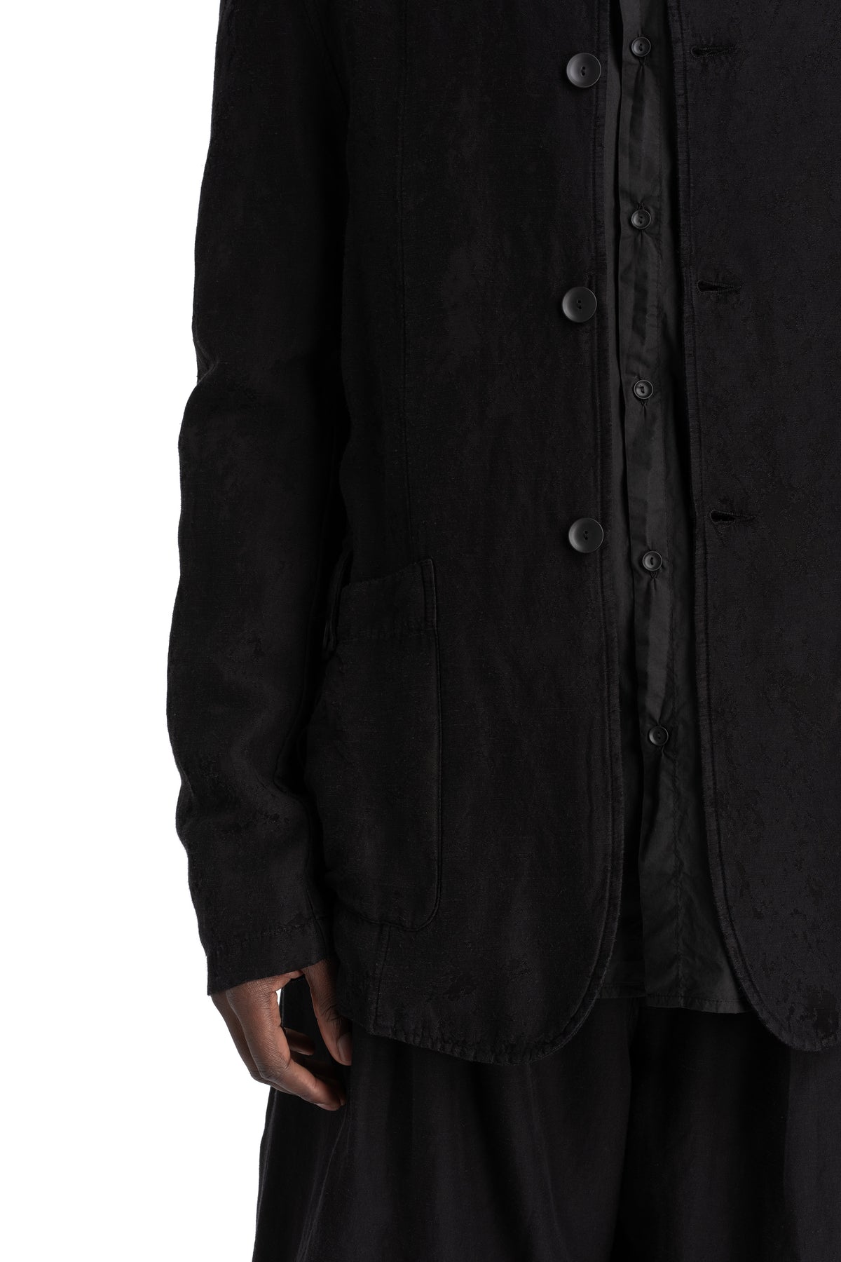 Andrea Ya'aqov | SS26 - Buttoned up jacquard jacke 26MSFT37J