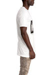 Rick Owens DRKSHDW | SS26 - Level tee, White RN / Rick Piss print DU01F4250 RNEP6P 1109