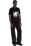 Rick Owens DRKSHDW | SS26 - Level tee, Black RN / Rick Piss print DU01F4250 RNEP6P 0911