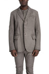 Masnada | SS26 - Single Back Vent Jacket, Nimbus Grey M3650