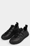 Puro | SS25 Low top laced leather sneakers - POWER HOUR