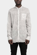 Lightweight over-dyed marble shirt