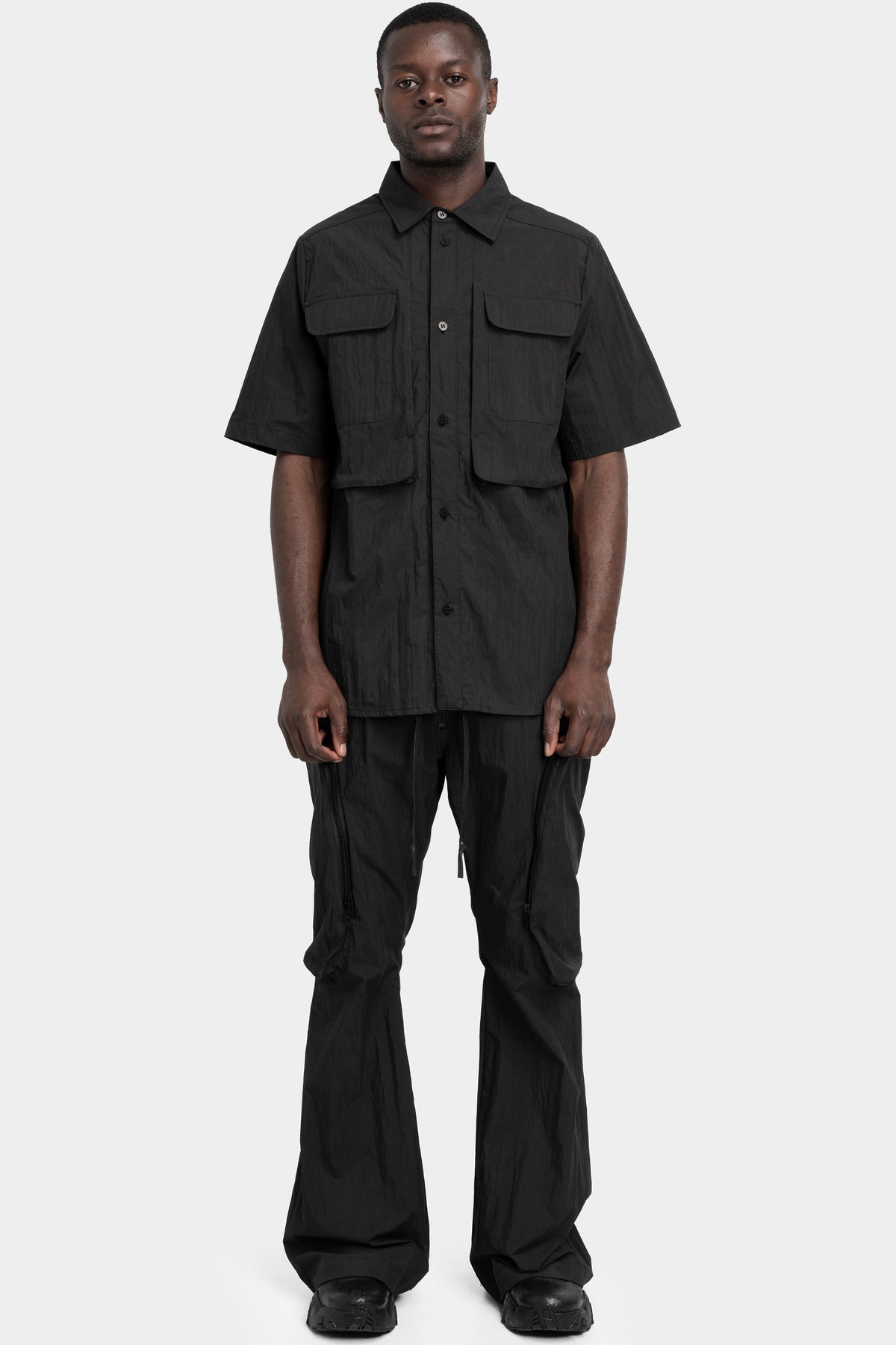 GALL Laboratories | SS25 - Stacked texture cargo short sleeve shirt 33