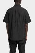 Stacked texture cargo short sleeve shirt