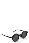 RG1062 - Horn sunglasses, black/white / dark grey lens