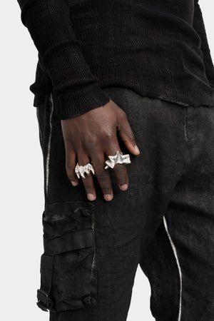 Kraken silver ring