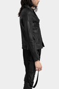 JULIUS_7 | Permanent collection - Coated denim biker jacket