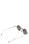 RG1008ZC Clip sunglasses - Polished titanium / black clip / bronze gradient lens