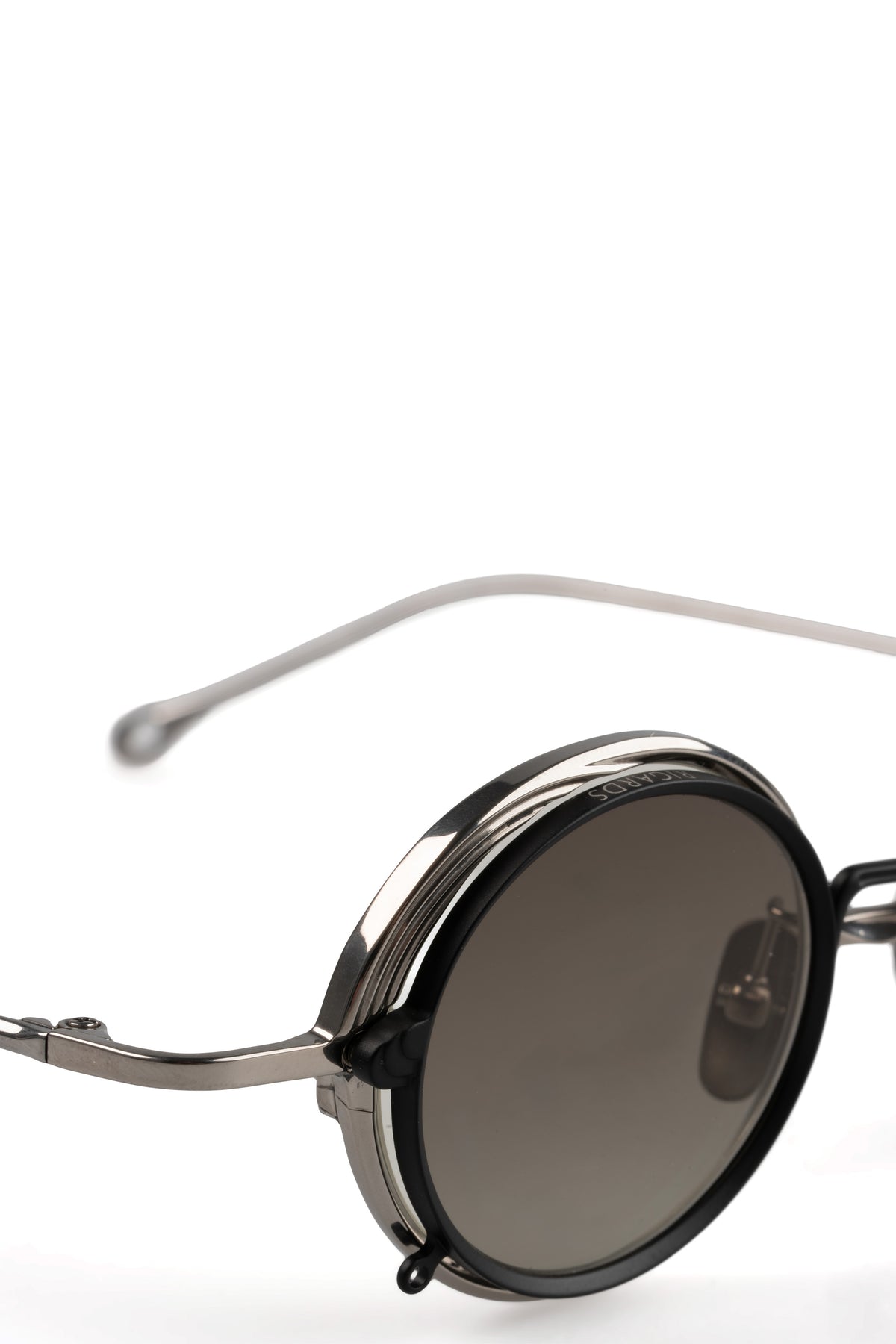 Rigards x Ziggy Chen | RG1008ZC Clip sunglasses -  Titanium / black / bronze gradient