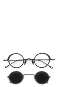 RG1008ZC Clip sunglasses - Antique black / jade clip / dark grey lens