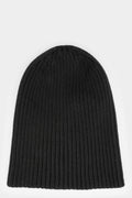 Wool blend beanie, Black