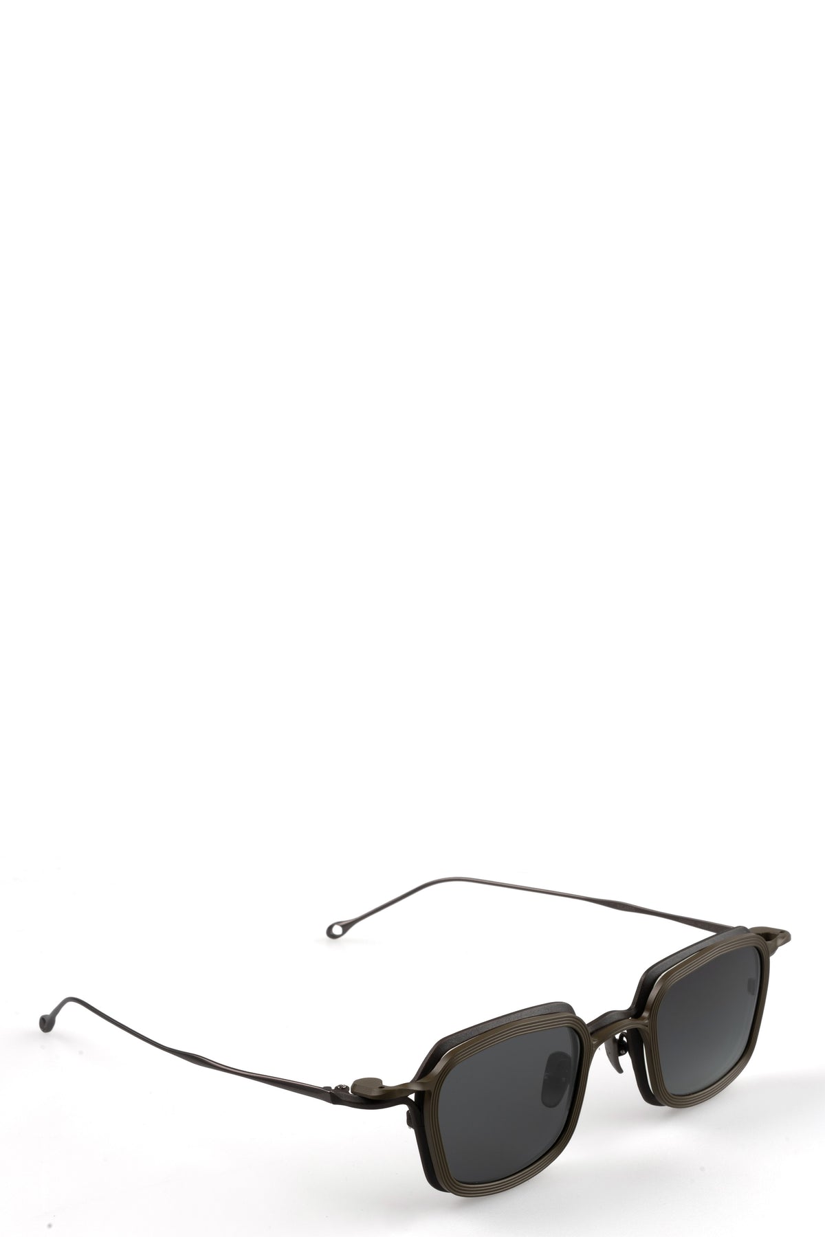 Rigards x The Viridi-Anne| RG2004TVA Clip sunglasses - Antique bronze / olive / dark grey lens