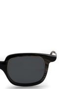 RG1065 - Horn sunglasses, black/white / dark grey lens