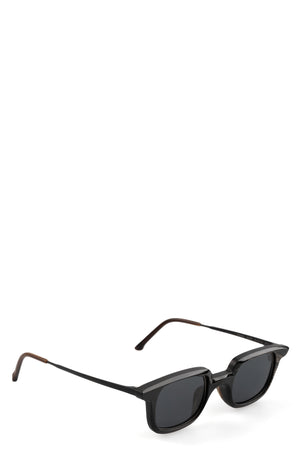 Rigards | RG1065 - Horn sunglasses, black/white / dark grey lens