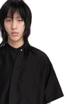 Joe Chia | SS26 - Arc mandarin collar short sleeve shirt, SH2605B