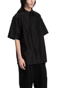 Joe Chia | SS26 - Arc mandarin collar short sleeve shirt, SH2605B