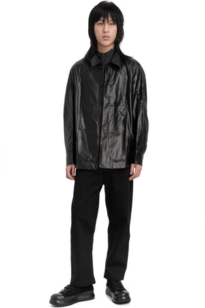 JOE CHIA | SS26 - Vegan leather shirt, SH2628