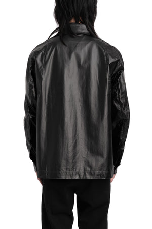 JOE CHIA | SS26 - Vegan leather shirt, SH2628