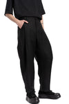 JOE CHIA | SS26 - Pleated curved pants PA2616